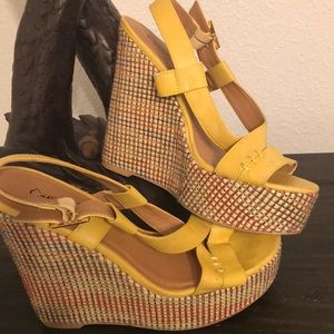 Cute Yellow Wedges